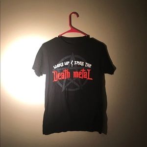 Wake up and smell the death metal T-shirt